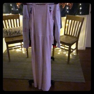 Cotton candy pink stripe